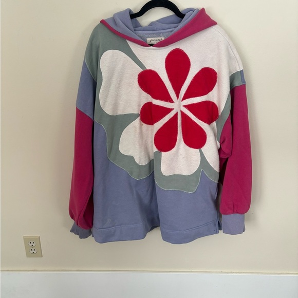 Free People Multicolor Floral Hoodie - Picture 2 of 6